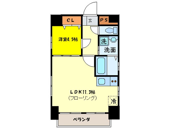 名駅コ－トナゴノの物件間取画像